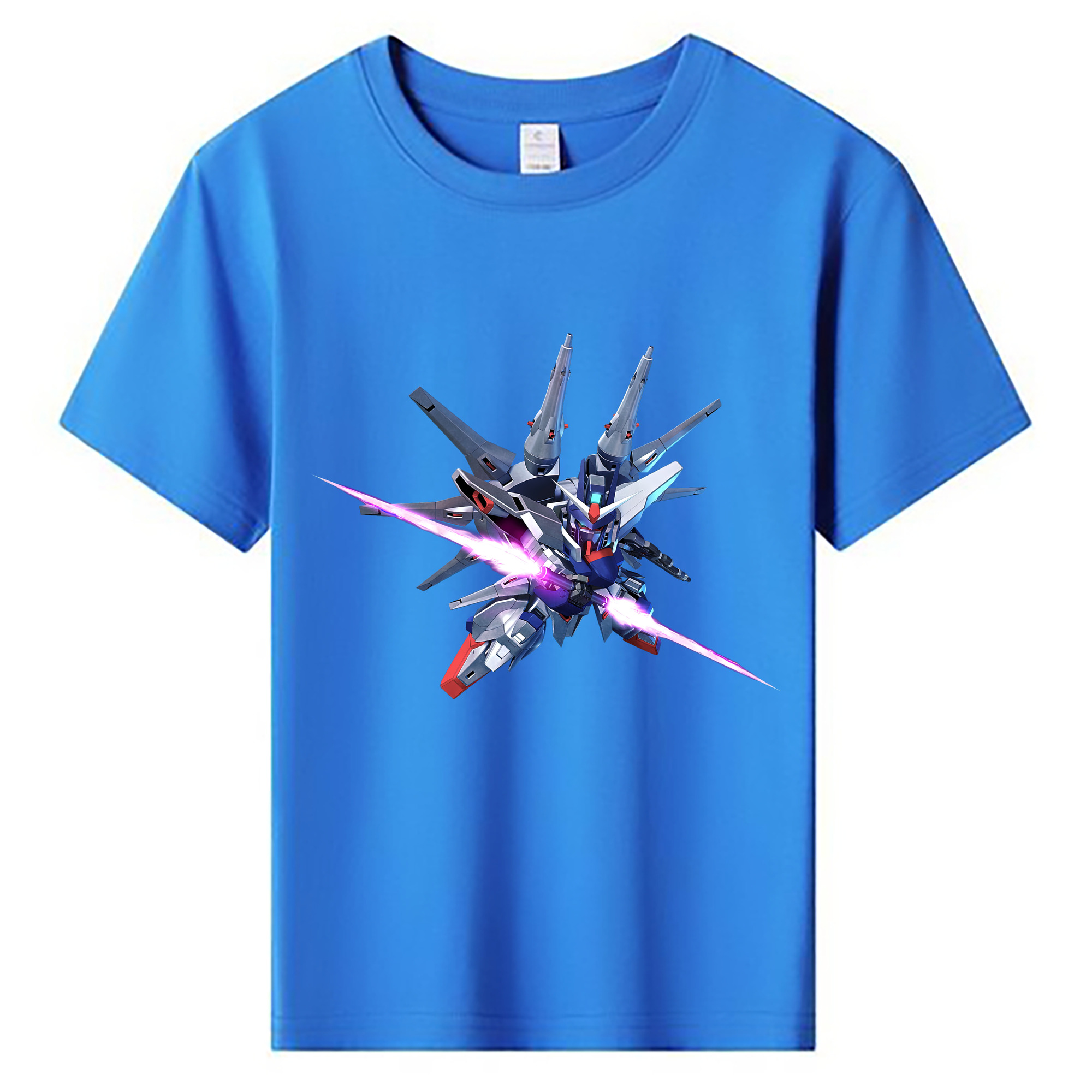 （画像用） 機動戦士ガンダム Mobile Suit Gundam 綿100％キッズTシャツ（フロントプリント）